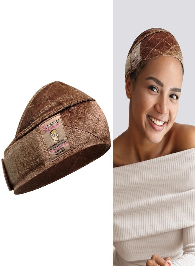 Dreamlover Wig Grip Bands for Keeping Wigs in Place, Wide Wig Grip, Brown, 1 Pieces - Image 1